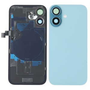 Panneau arrière en verre à grande ouverture pour iPhone 14 Plus, couvercle de batterie pour iPhone 14 Pro Max 15 16, porte arrière avec verre arrière aimanté NFC - Product Image 1
