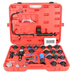 28pcs type Water Tank Leak Detector Automatic Cooling System Radiator Color Pressure Tester Kit