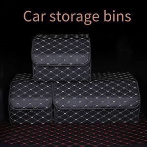 Nouvelle boîte de rangement pliable multifonctionnelle pour coffre de voiture en cuir PU grande capacité - Product Image 2