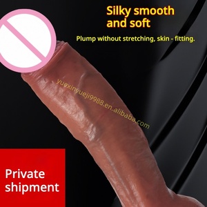 Dildo de silicona líquida impermeable, grueso, suave, con tacto <span class=keywords><strong>real</strong></span>, kit de placer para viajes, grado profesional. - Product Image 4