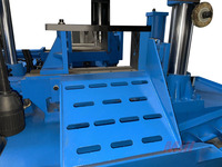Scie à ruban CNC GHS4235 pour la découpe des métaux, 350 mm, haute précision, transmission manuelle par engrenages, alimentation automatique, vente directe d'usine