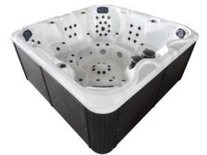 Baignoire de <span class=keywords><strong>spa</strong></span> moderne de luxe avec éclairage de chromothérapie Système de filtration d'<span class=keywords><strong>eau</strong></span> salée Support de cou ergonomique Doublure isolée extérieure - Product Image 2