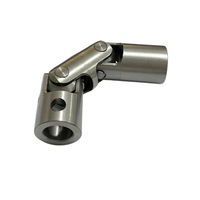 Acoplamiento Universal de Acero para Dirección Automática, Bloque de Pasador de 19 mm de Diámetro Exterior, Rodamiento, Juntas Universales, Mecanizado CNC, Estructura Doble, Antióxido, Aceite