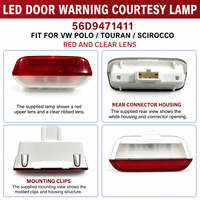Lampe de courtoisie LED 56D9471411 pour porte, compatible VW Polo Touran Scirocco, accessoires de garniture extérieure, pièces de rechange auto