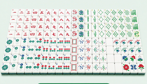 Cross-Border Luxury 4-Layer Mint Green Splicing Acrylic Eco-Friendly American Mahjong Set Portable Leisure US Mahjong - Product Image 3