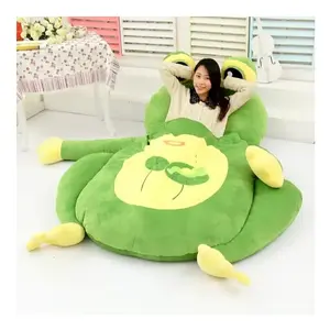 2023 vente chaude dessin animé mignon divers animaux matelas souple pliable famille chambre salon jouets en peluche animaux lit paresseux