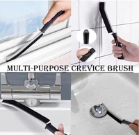 Brosse de nettoyage 9 pièces à poils durs ensemble de brosses de nettoyage pour cuisine salle de bain toilette coulis bouteille Gap fenêtre pistes