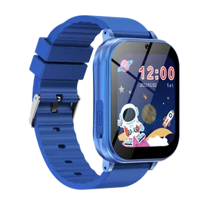 Ide produk baru 2024 jam tangan pintar anak bayi dengan game multi-bahasa A18 layar sentuh jam tangan pintar dengan permainan Puzzle untuk anak-anak