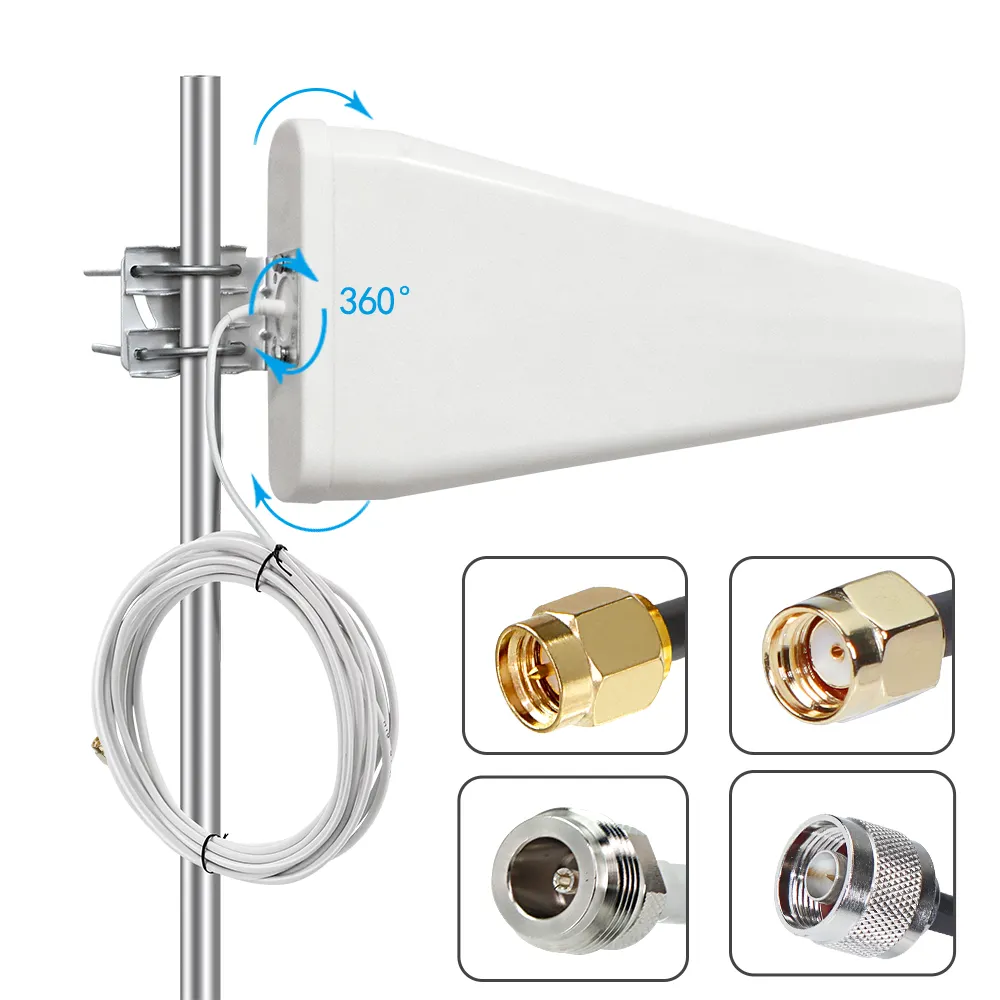 High Gain 11dbi 698-2700/3300-4000MHz Waterproof Directional Outdoor LPDA LTE 3G 4G 5G Log periodic Antenna