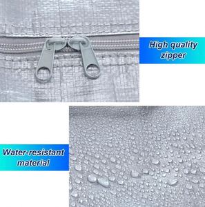 Échantillon gratuit 2024 : Sacs de rangement robustes et extra grands, imperméables, avec fermetures éclair, bretelles de sac à dos et poignées solides - Product Image 2