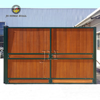 Magnifique écurie de chevaux abordable, style européen, 12 pieds, 14 pieds, 3 m, 3,5 m, 4 m, construite sur mesure, remplissage en bambou, socialisation maximale