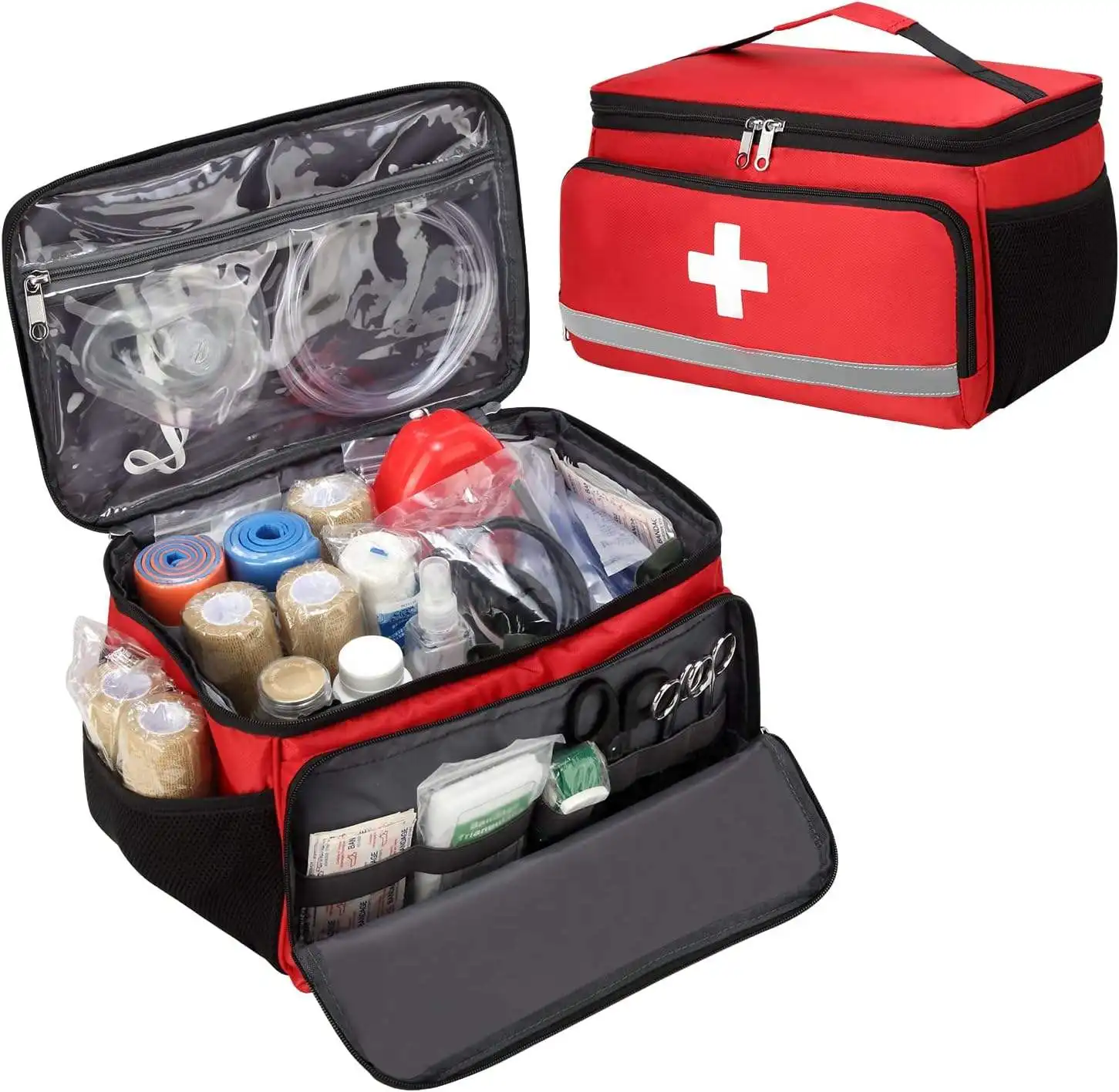 Grande Família De Viagem Caminhadas Med Medical Tote Bags Portable Pill Bottle Organizer First Aid Bag