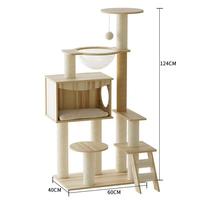 Vente en gros transfrontalière : Arbre à chat universel quatre saisons, avec nid pour chat, capsule spatiale et jouet pour chat