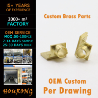 Pièces usinées sur mesure en laiton plombé pour équipement industriel, usinées CNC, surface lisse, fabrication directe, robustes