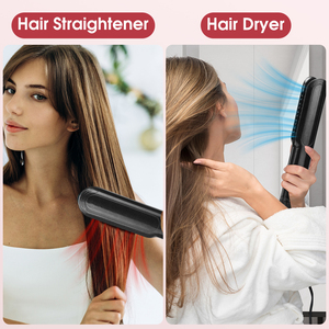 Sèche-cheveux professionnel 2 en 1 à grande vitesse Humide à sécher <span class=keywords><strong>Plancha</strong></span> Cabello Sèche-cheveux à air chaud Fer plat Lisseur à cheveux avec air - Product Image 3