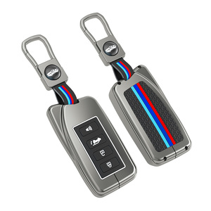 Da chìa khóa xe Fob Bìa lossless tín hiệu thông minh <span class=keywords><strong>Key</strong></span> trường hợp đối với <span class=keywords><strong>Lexus</strong></span> ES350 xe Keychain - Product Image 1