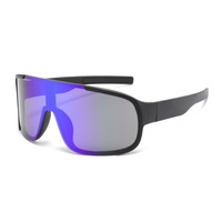 Vente en gros de nouvelles lunettes de soleil à monture PC colorées UV400 pour l'alpinisme et les sports de plein air lunettes de cyclisme protection UV