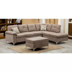 Best Selling Sectional <strong>Velvet</strong> <strong>Air</strong> Leather <strong>Sofa</strong> <strong>Bed</strong> <strong>With</strong> Armchair Living Room <strong>Sofa</strong> - Product Image 6
