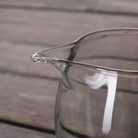 Tasse à thé Kung Fu en verre borosilicate de 350 ml, motif marteau créatif, résistante à la chaleur, isolée, compatible micro-ondes et lave-vaisselle