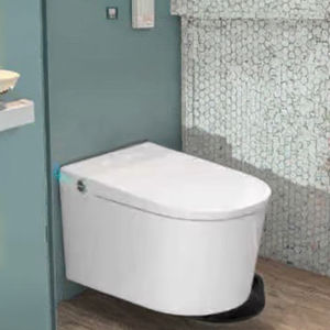 Ensemble <span class=keywords><strong>de</strong></span> toilettes en céramique murale pour salle <span class=keywords><strong>de</strong></span> bain XITAO Design exclusif Blanc Siège chauffant Moderne Intelligent Chasse d'<span class=keywords><strong>eau</strong></span> Télécommande - Product Image 6