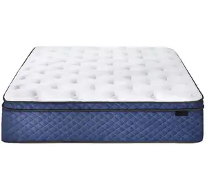 Spring Mattress Spring OEM 12 Inch Convoluted Foam Mattress In A Box Queen King Size Pocket Coil Spring Bed Mattress