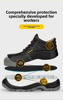 Bottes de travail de sécurité GUYISA pour hommes, mode industrielle, antidérapantes, unisexes, norme européenne, embout en acier