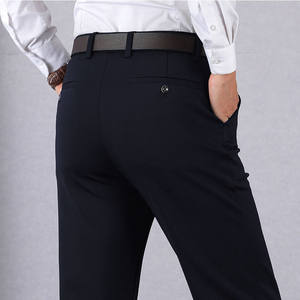 Venta caliente Pantalones de vestir casuales para hombres Pantalones de traje de negocios para hombres Pantalones gruesos con pantalones de lana para hombres Pantalones - Product Image 6