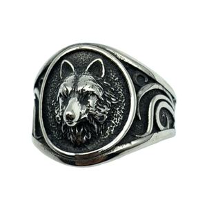 Anillo Impermeable de Acero Inoxidable 316L para Hombre, Anillo Gótico, Variedad de Anillos de Calavera Vintage para Motociclistas, Joyería Vikinga para Hombre, Accesorio - Product Image 3