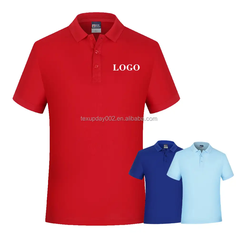 14 रंग कस्टम मुद्रण लोगो Tshirts वर्दी 100% कपास प्लस आकार खाली सादा खेल गोल्फ पुरुषों की पोलो शर्ट