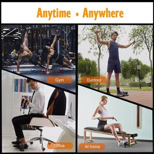 Système de Gymnastique Intelligente Tout-en-un pour la Maison : Machine à Câbles Combinée avec Anneaux de Push-up, Système Sans Fil, en Aluminium, Compatible Application AM9 Gym AM9 ABIR - Product Image 5