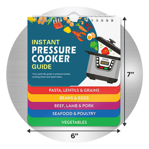 Cheat Plate Magnet Guía de cocina Freidora de aire manual Juego de mesa magnética Horario de cocina Recetas Horno <span class=keywords><strong>instant</strong></span>áneo Olla Guía de temperatura - Product Image 3