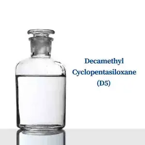Cas 541-02-6 Leveranciersprijs Heldere Viskeuze Vloeistof D5 Cyclopentasiloxaan Decamethylcyclopentasiloxaan Voor Cosmetisch Ingrediënt
