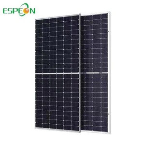 แผงโซลาร์เซลล์ 450W 550W 580W โมโนคริสตัลไลน์ PERC ขนาด 210 มม. x 210 มม. ระบบติดตั้งบนหลังคา - Product Image 3