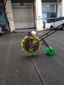 เครื่องปลูกข้าวโพดและข้าวแบบเข็นมือสองถัง รุ่นใหม่จาก DL สำหรับสวนและฟาร์ม - Product Image 4