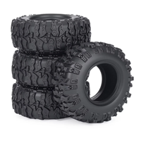 4 pneus en caoutchouc de 0,7 pouce pour pièces de voiture RC Crawler 1/30