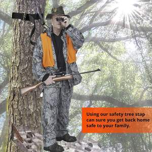 調節可能な金属フック付きツリースタンドベルトハンティングハーネス - Product Image 6