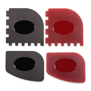 Chất Lượng Cao 6 cái/bộ Bền Nướng <span class=keywords><strong>Pan</strong></span> <span class=keywords><strong>Scraper</strong></span> Nhà Bếp Thiết Lập Công Cụ Và Silicone Cách Nhiệt Xử Lý Làm Sạch Dầu Bụi Bẩn <span class=keywords><strong>Scraper</strong></span> - Product Image 3