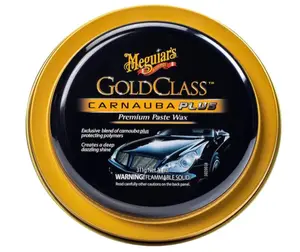 Özelleştirilmiş 12oz altın brezilyalı meguiar's carnauba artı premium macunu balmumu lüks çevre dostu siyah yuvarlak metal araba balmumu teneke