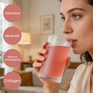 Poudre d'hydratation et d'équilibre hormonal pour la peau et les cheveux, superaliment biologique tout-en-un, hydratation naturelle et équilibre hormonal - Product Image 3