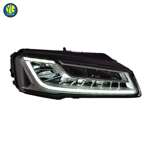YU GUANG pour <span class=keywords><strong>Audi</strong></span> <span class=keywords><strong>A8</strong></span> <span class=keywords><strong>D4</strong></span> 2014-2017 : Accessoires automobiles, phares LED durables, feux de jour améliorés, style <span class=keywords><strong>Audi</strong></span> S8 - Product Image 4