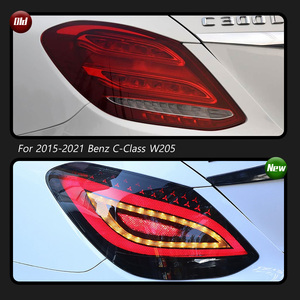 พิมพ์สำหรับ2015-2021 Mercedes-Benz C-Class ไฟท้าย LED W205พร้อมไฟวิ่งกลางวันและไฟเลี้ยวต่อเนื่อง - Product Image 4