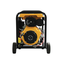 바퀴 디젤 엔진 차 발전기를 가진 Newland 6.5kw 삼상