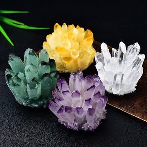 Commercio all'ingrosso healing spirit quartz stone green <span class=keywords><strong>ghost</strong></span> phantom crystal cluster per la decorazione - Product Image 2