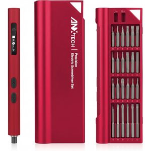 Anxtech Precision Electric <b>Screwdriver</b> <b>Set</b> 52 In 1 Cordless Battery Powered With 48 Magnetic <b>Bits</b> For Home Improvement - Product Image 1