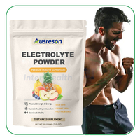 Poudre de boisson d'hydratation électrolytique et d'acides aminés Ausreson, sans sucre, supplément sportif, marque privée, mélange de poudre d'électrolytes céto