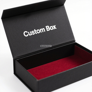Biểu Tượng Tùy Chỉnh Cứng Flap Tông Từ Hộp Quà Tặng Sang Trọng Cứng Nhắc Kính Mát Từ Hộp Giấy Với Nhung Chèn - Product Image 2