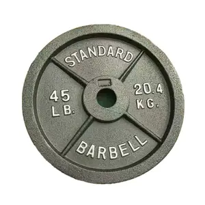 מכירה לוהטת משקל הרמת 50 kg 20kg 50 kg יצוק ברזל ערכת מתכוונן משקולת משקולות סט חדר כושר ציוד