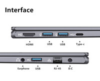 Pc portable de jeux i7, ordinateur avec système windows 10, couleur gris, 15.6 pouces, nouveau modèle