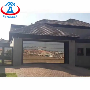 ZHTDOORS Estructura robusta y práctica Espejo Avance Puertas de garaje de vidrio para hogares 8x8 - Product Image 5