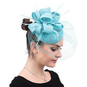 Voile de mariée, coiffe, <span class=keywords><strong>petit</strong></span> chapeau haut de forme, cheongsam vintage, chapeau de mode pour femmes, fascinateurs et chapeaux de mariage - Product Image 1